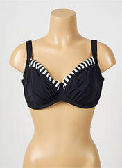 Haut de maillot de bain noir LIDEA pour femme seconde vue