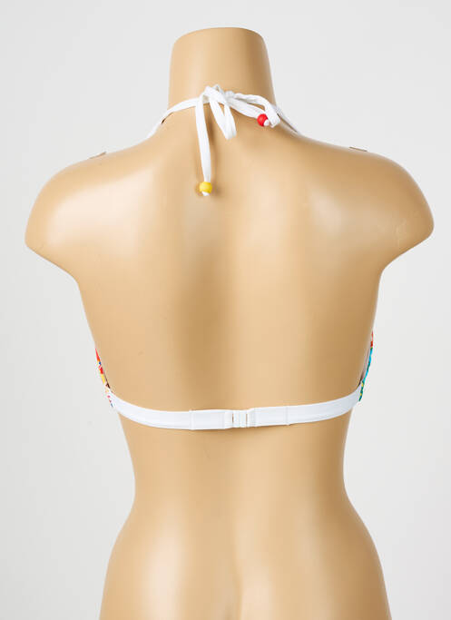 Haut de maillot de bain haut bandeau haut bandeau blanc NICOLE OLIVIER femme