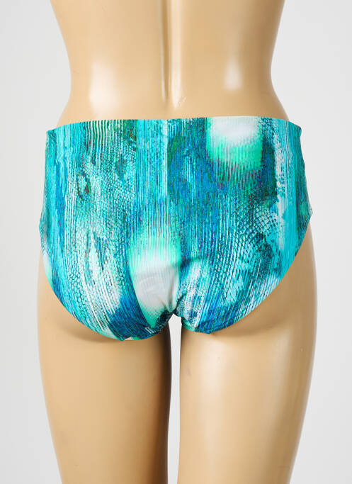 Bas de maillot de bain imprimé fantaisie culotte bleu CHANTELLE femme
