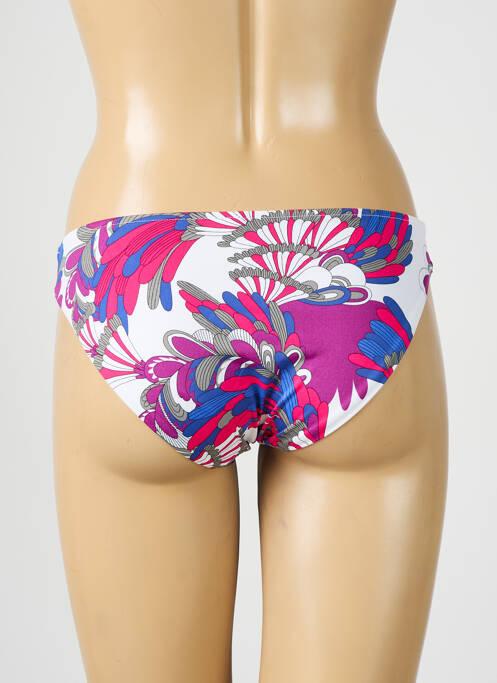 Bas de maillot de bain imprimé fantaisie culotte violet CHANTELLE femme