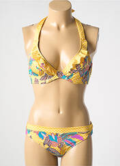 Maillot de bain 2 pièces jaune ROSA FAIA pour femme seconde vue