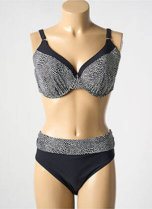 Maillot de bain 2 pièces stretch haut soutien-gorge moulé noir ANITA femme