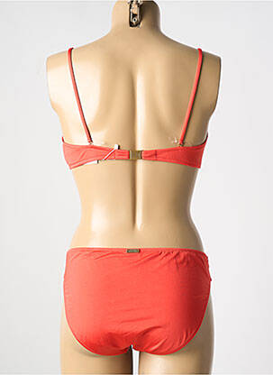 Maillot de bain 2 pièces stretch haut soutien-gorge balconnet orange MARYAN MEHLHORN femme