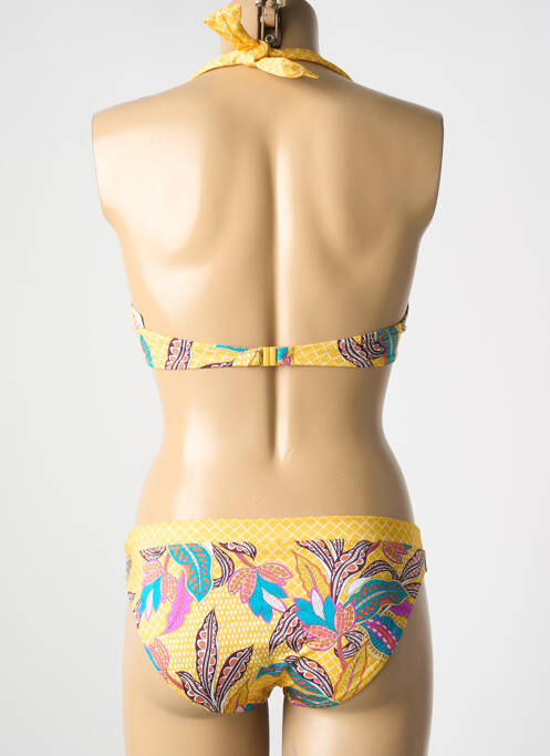 Maillot de bain 2 pièces jaune ROSA FAIA pour femme