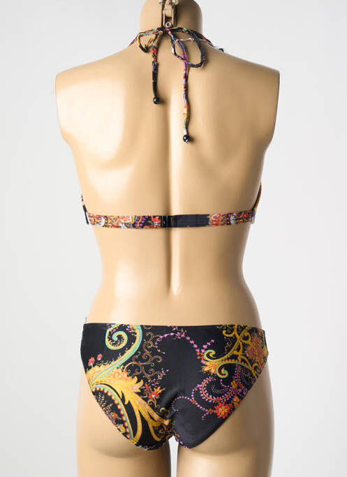 Maillot de bain 2 pièces noir NICOLE OLIVIER pour femme
