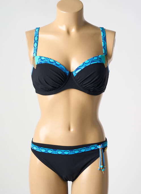 Maillot de bain 2 pièces noir SUNFLAIR pour femme