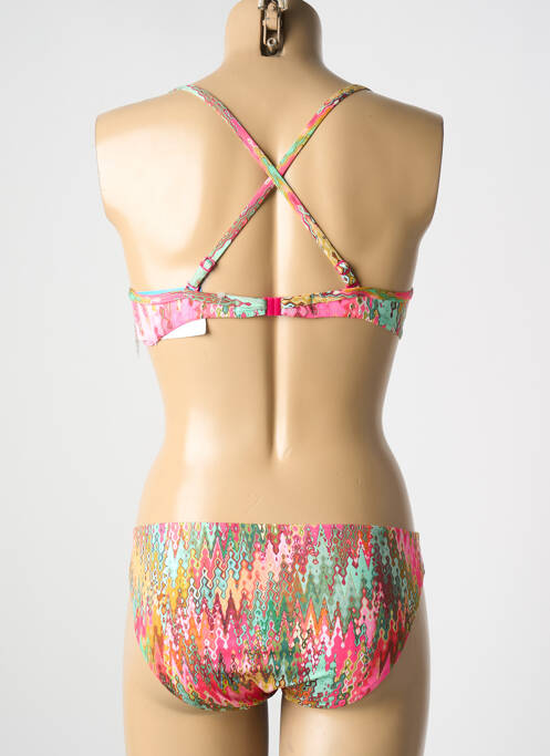 Maillot de bain 2 pièces rose LIDEA pour femme