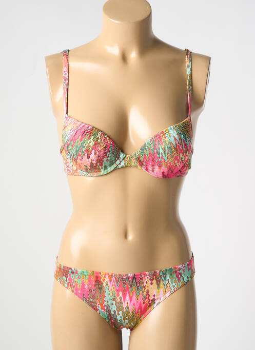 Maillot de bain 2 pièces vert LIDEA pour femme