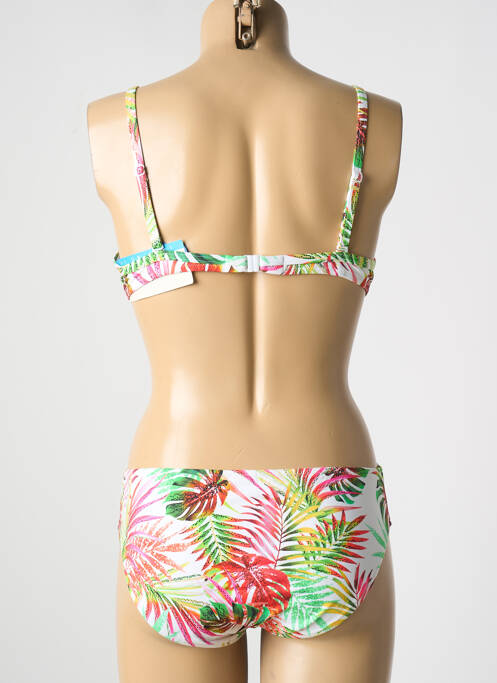 Maillot de bain 2 pièces vert LIDEA femme