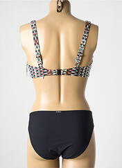 Maillot de bain 2 pièces noir LIDEA pour femme seconde vue