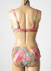 Maillot de bain 2 pièces rose LIDEA pour femme seconde vue