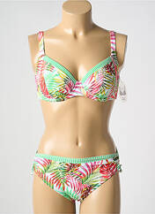 Maillot de bain 2 pièces vert LIDEA pour femme seconde vue