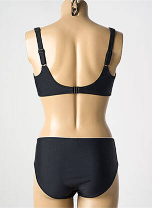 Maillot de bain 2 pièces stretch haut soutien-gorge emboitant noir ANITA femme