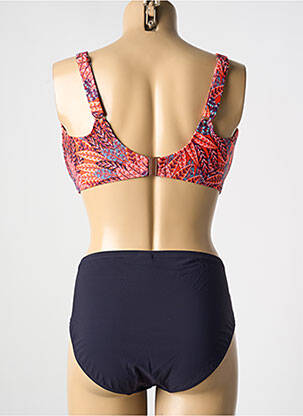 Maillot de bain 2 pièces stretch haut soutien-gorge emboitant orange ANITA femme