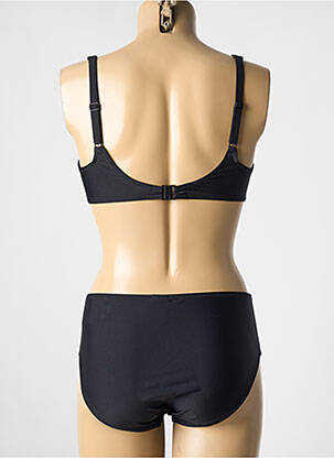 Maillot de bain 2 pièces stretch haut soutien-gorge balconnet noir ROSA ROSAM femme