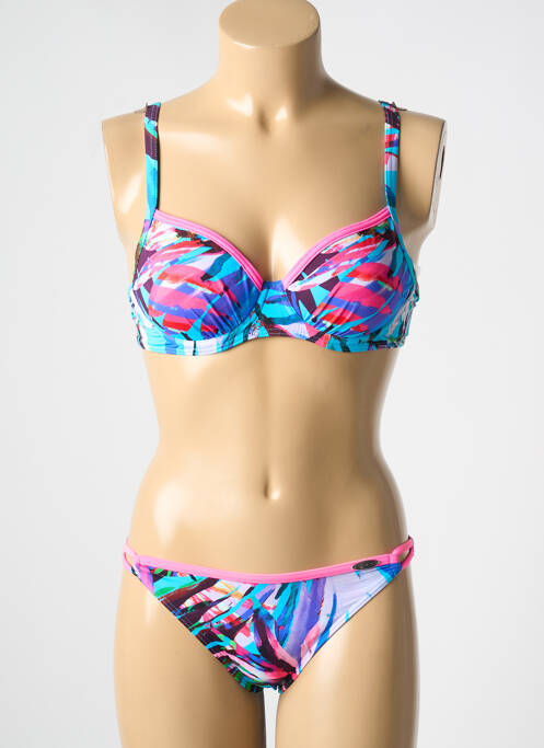 Maillot de bain 2 pièces bleu SUNFLAIR pour femme