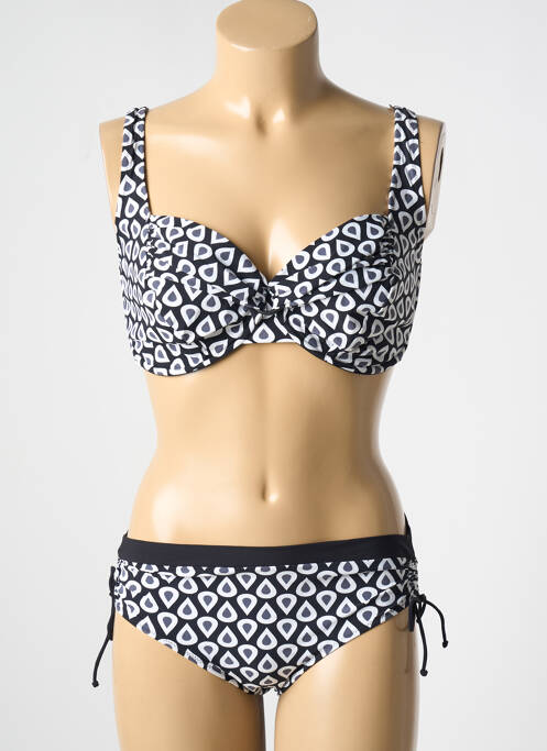 Maillot de bain 2 pièces noir ROSA FAIA pour femme