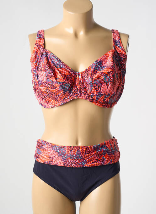 Maillot de bain 2 pièces orange ANITA pour femme