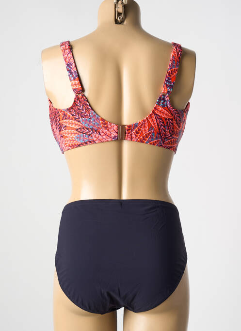 Maillot de bain 2 pièces orange ANITA femme