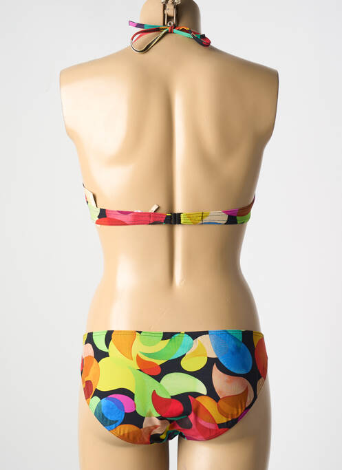 Maillot de bain 2 pièces orange RASUREL pour femme