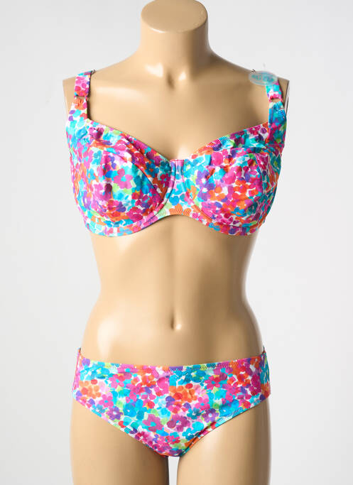 Maillot de bain 2 pièces rose ROSA FAIA femme