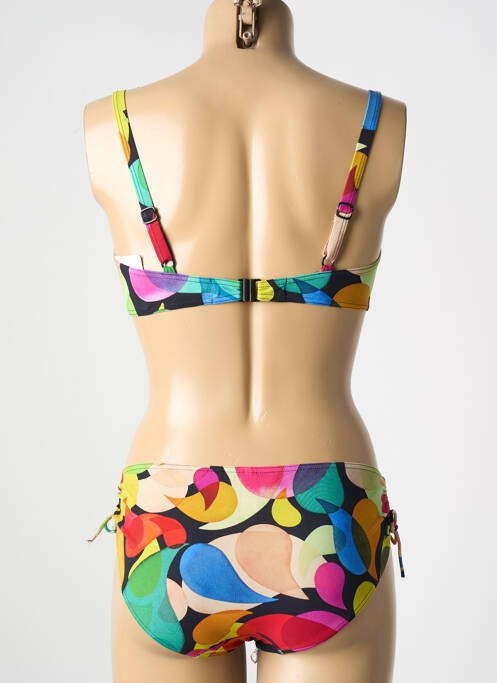 Maillot de bain 2 pièces rouge RASUREL pour femme