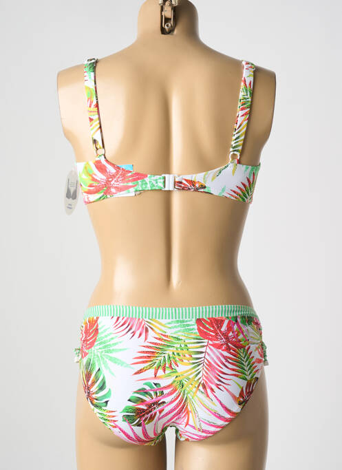 Maillot de bain 2 pièces vert LIDEA pour femme