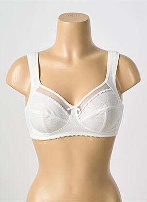 Soutien-gorge sans armature haut soutien-gorge emboitant blanc PIEGE femme