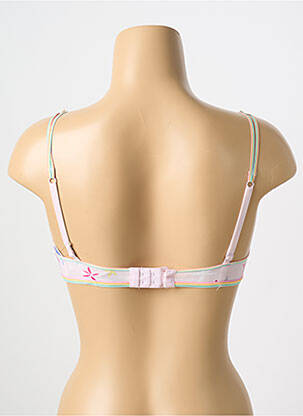 Soutien-gorge effet matière satinée haut soutien-gorge moulé rose LULUCASTAGNETTE femme
