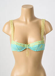 Soutien-gorge haut soutien-gorge balconnet haut soutien-gorge balconnet bleu LULUCASTAGNETTE femme