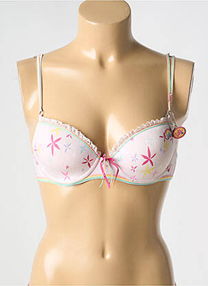 Soutien-gorge haut soutien-gorge moulé haut soutien-gorge moulé rose LULUCASTAGNETTE femme