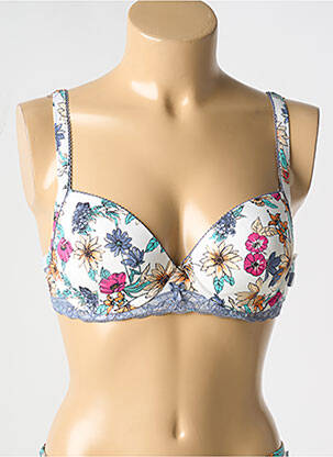 Soutien-gorge effet matière satinée haut soutien-gorge moulé blanc ESPRIT femme