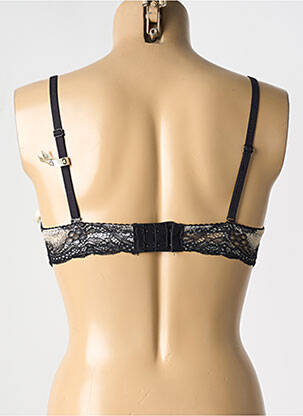 Soutien-gorge effet matière satinée haut soutien-gorge moulé noir TWIN-SET SIMONA BARBIERI femme
