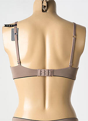 Soutien-gorge effet matière satinée haut soutien-gorge emboitant marron ESPRIT femme