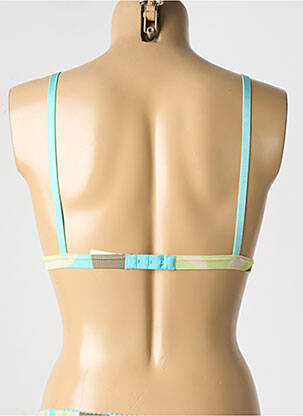 Soutien-gorge sans armature haut triangles bleu BANANA MOON femme