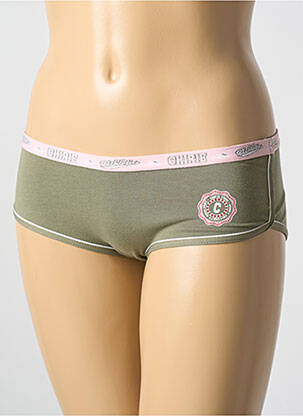 Shorty stretch vert CHIPIE femme