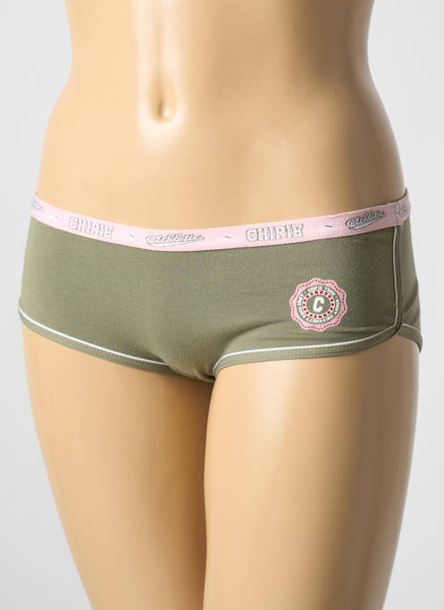 Shorty vert CHIPIE pour femme