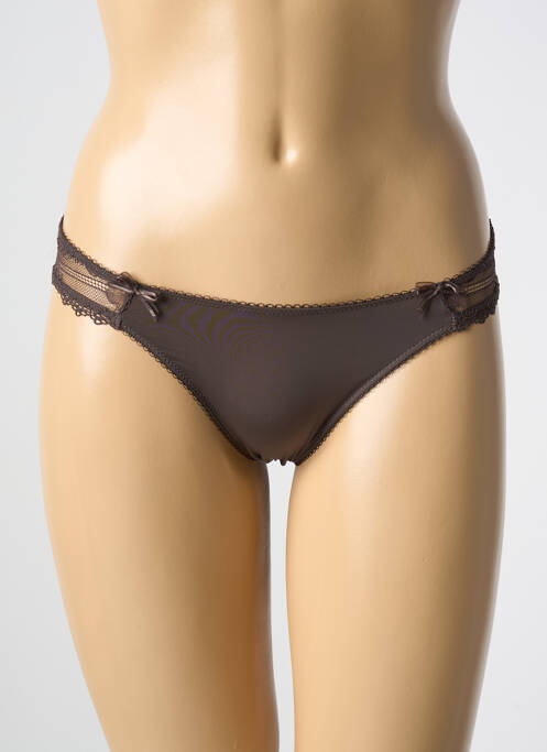 Tanga marron ESPRIT pour femme