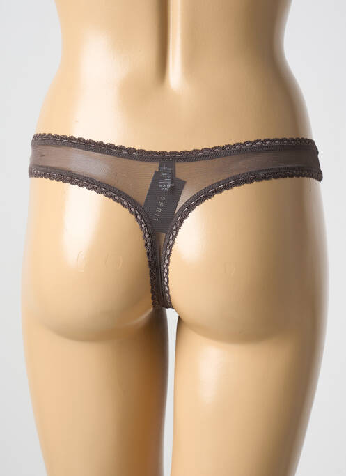 Tanga marron ESPRIT femme