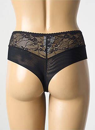 Tanga broderie noir AVET femme