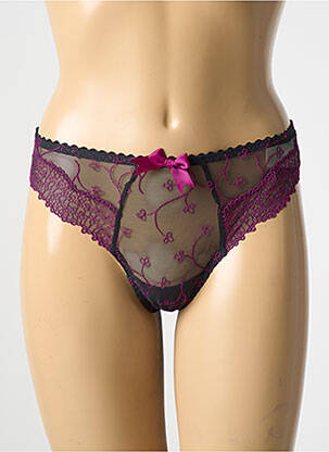 String broderie noir PRIMADONNA femme