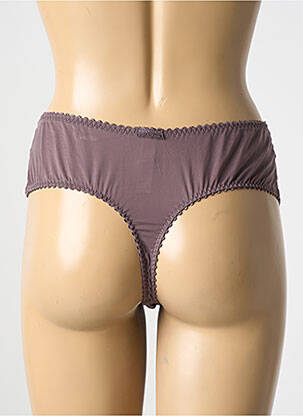 Tanga broderie violet PRIMADONNA femme