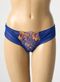 String broderie bleu AMBRA femme