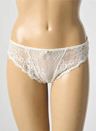 Tanga broderie beige MILLESIA femme