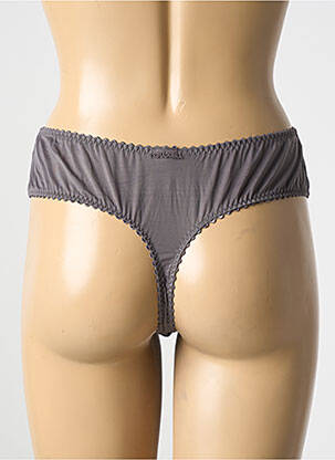 String broderie gris PRIMADONNA femme