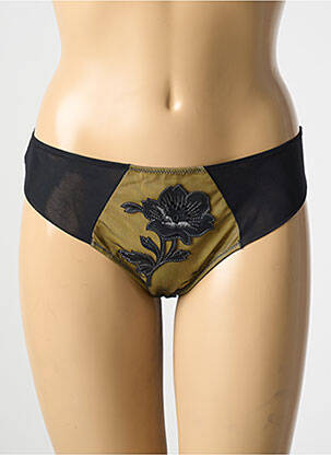 Culotte broderie noir AMBRA femme