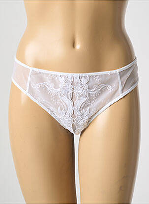 String broderie blanc MILLESIA femme