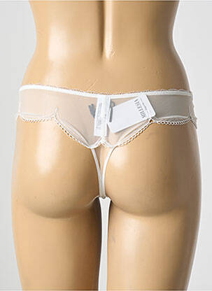 String broderie blanc MILLESIA femme