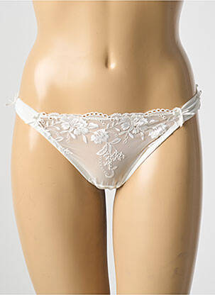 String broderie blanc MILLESIA femme