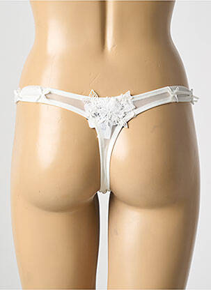 String broderie blanc MILLESIA femme